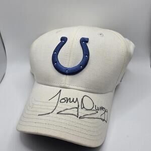 Tony Dungy Signed Indianapolis Colts White NFL Hat Adjustable